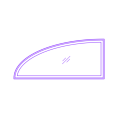 Buildings Fixed Windows Elliptical Partial Editable Svg Line Art, Free Vectors File